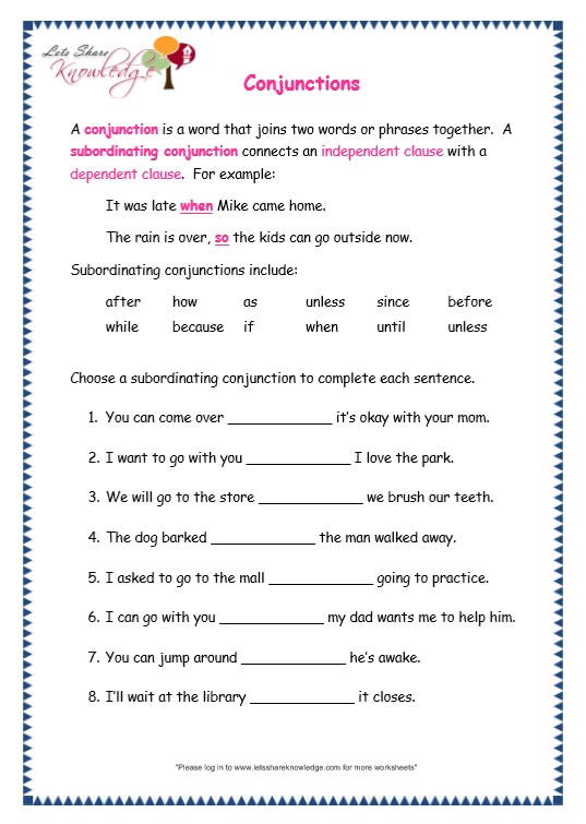 Conjunction Activities For Grad First Grade Conjunctions By Frogs Fairies And Lesson Plans