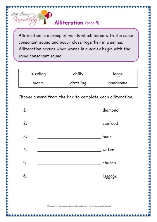 grade-3-grammar-topic-33-alliteration-worksheets-lets-share-knowledge