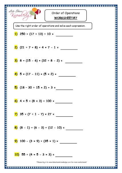 grade-4-maths-resources-1-8-order-of-operations-printable-worksheets-lets-share-knowledge
