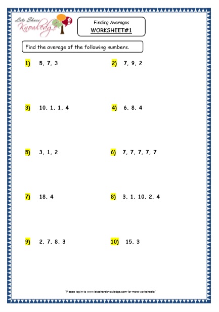 grade-4-maths-resources-5-1-finding-averages-printable-worksheets-lets-share-knowledge