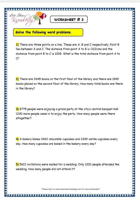 10 best images of percent change worksheet - math... Grade 3 Maths Worksheets: Subtraction (4.4 Addition and Subtraction ...