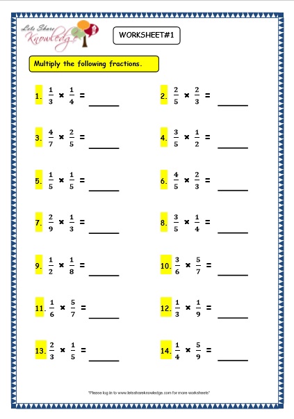 Grade 3 Maths Worksheets: (7.8 Multiplying and Dividing ...