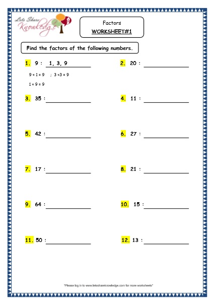 grade-4-maths-resources-1-9-factors-printable-worksheets-lets-share